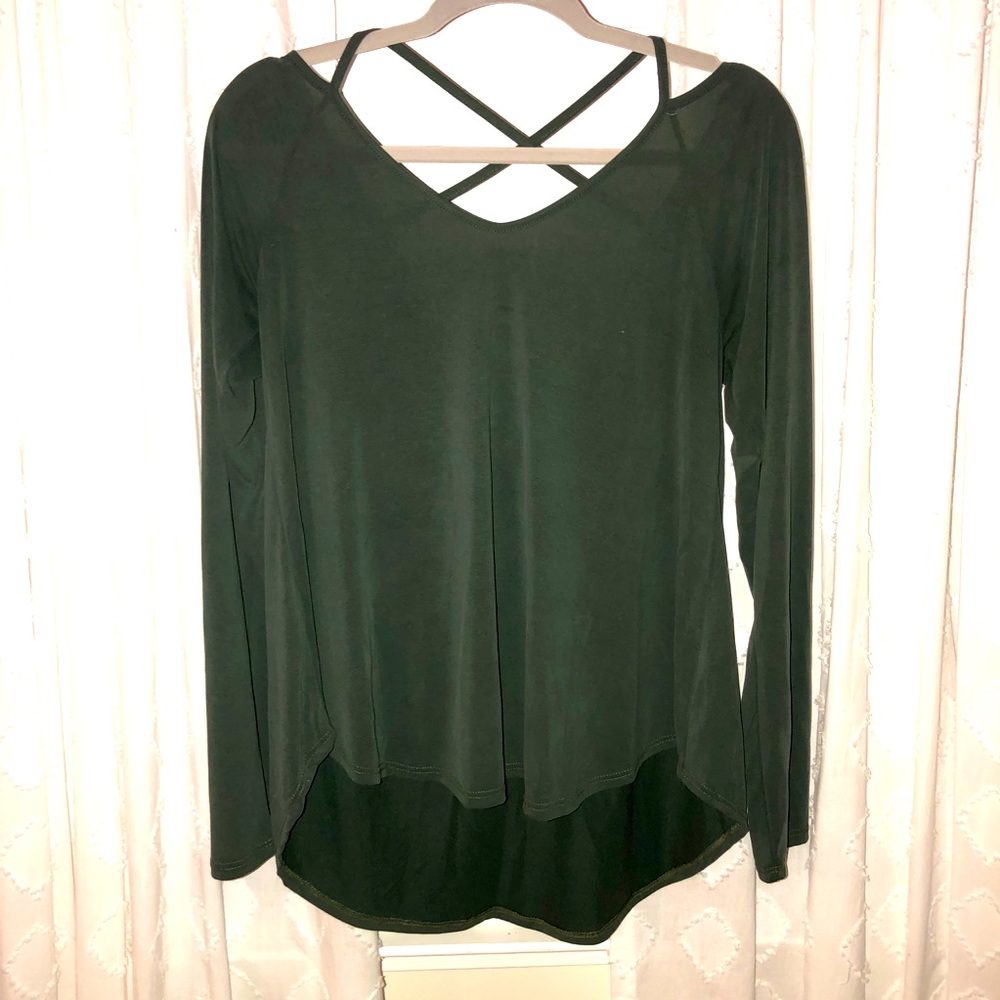 Hunter green tunic